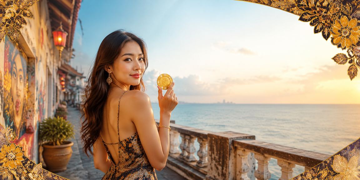 Pemain Penang dalam busana batik bermain poker dan kasino di gt86
